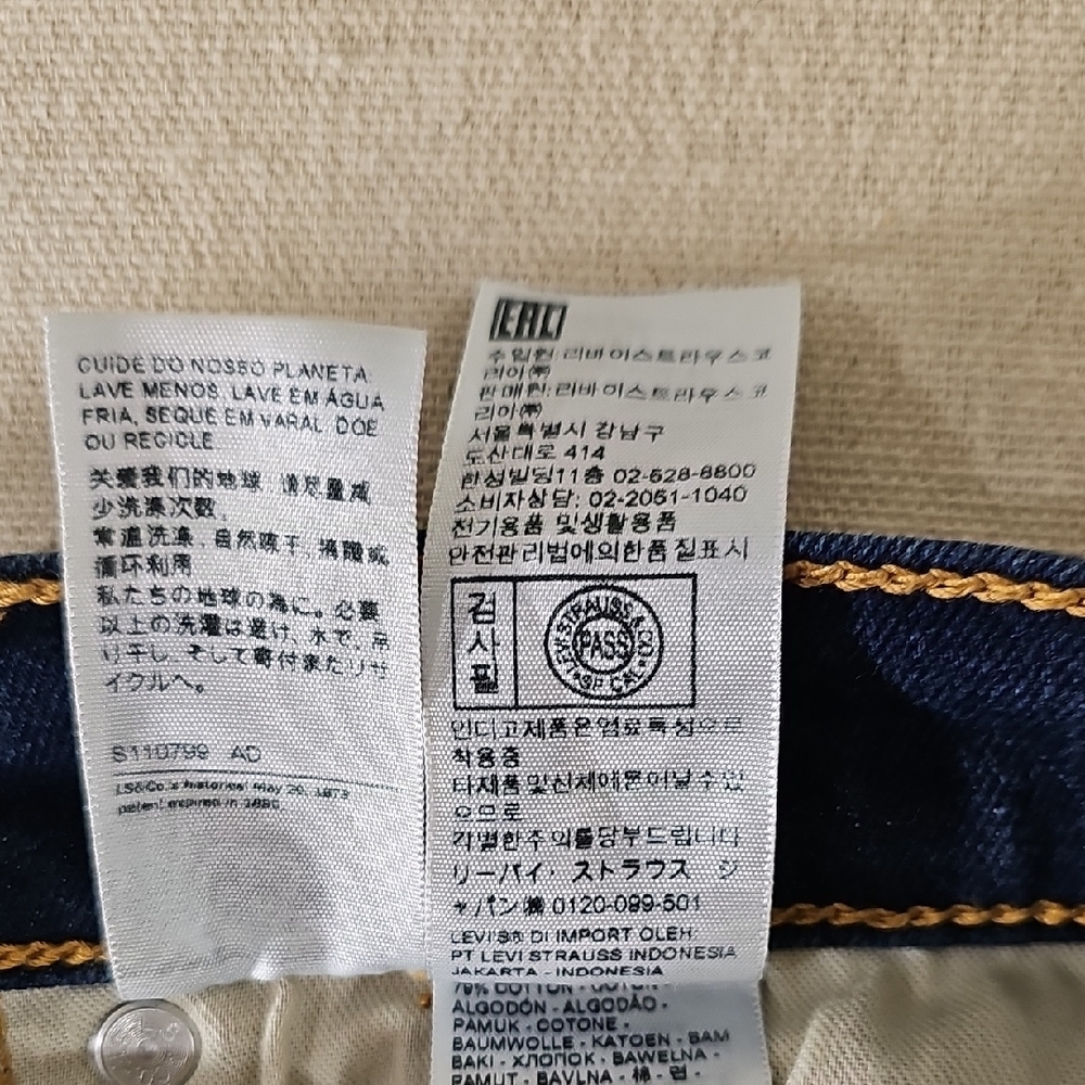 Levi's 511 Classic Blue Jeans 30x32 - Picture 7 of 16